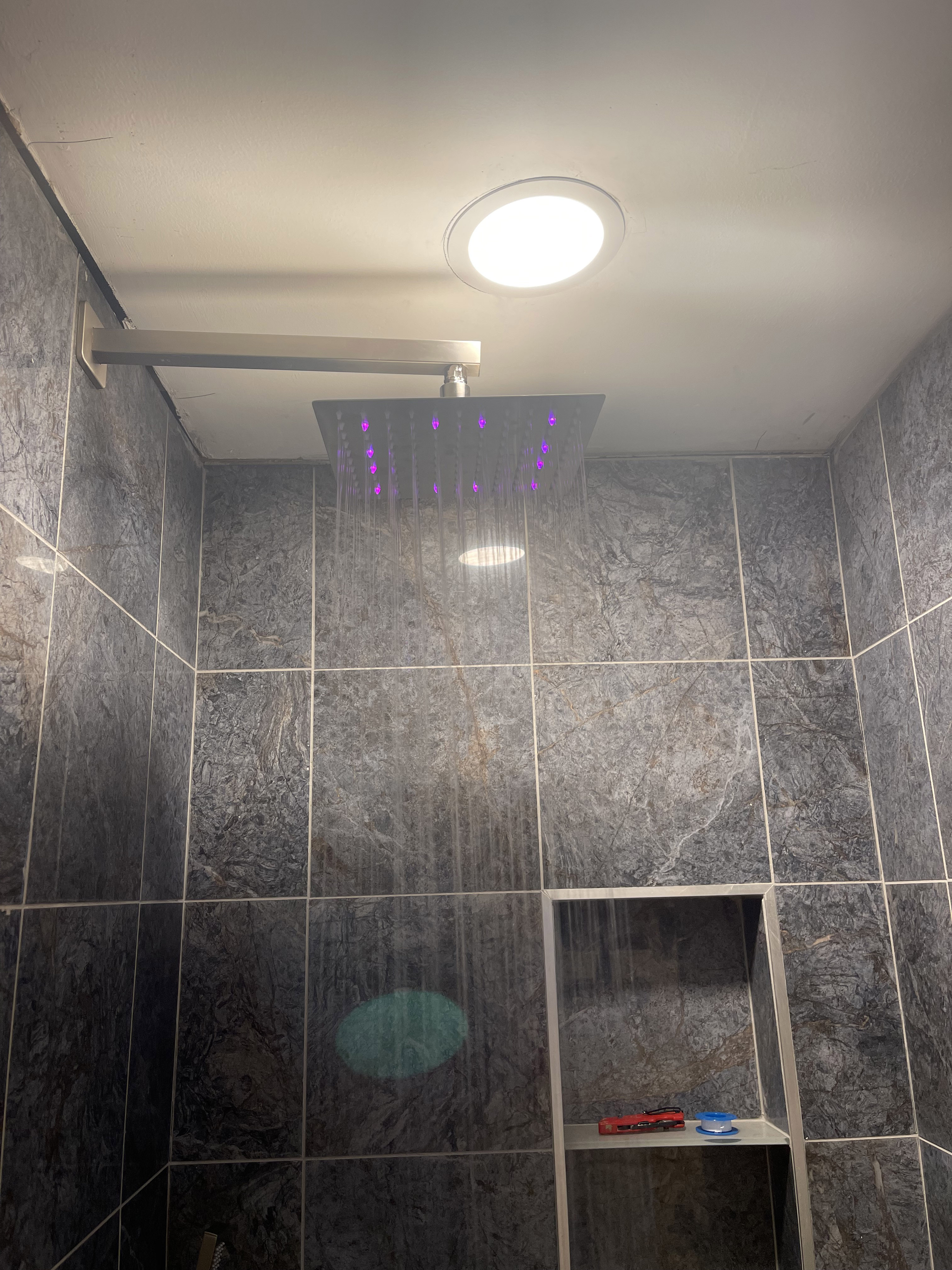 Lighted showerhead