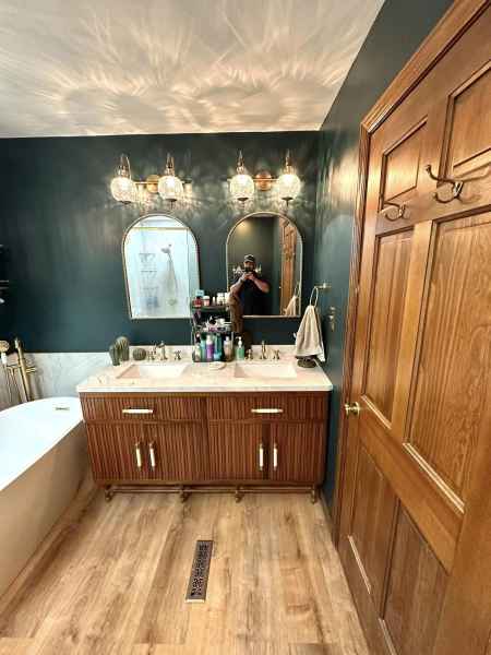 very nice bathroom remodel in Mt Lebanon