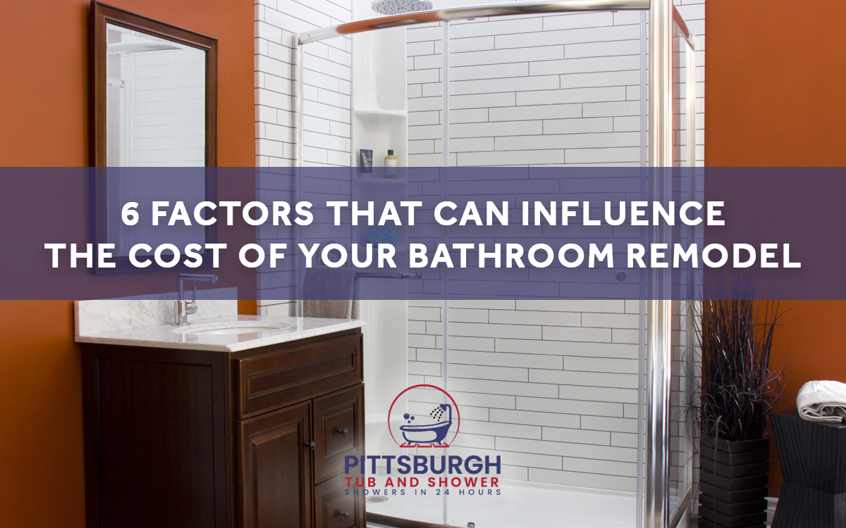 Factors that can influence cost of bathroom remodeling